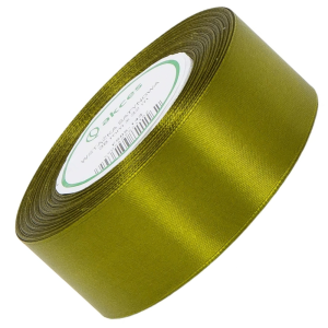 Wstążka satynowa Akces oliwkowa 38 mm, 32 m kolor 143 #1