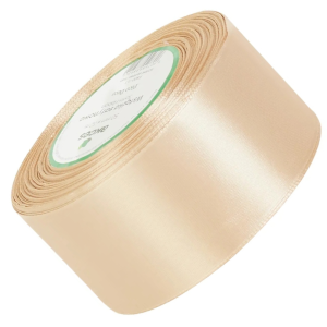 Wstążka satynowa Akces kość słoniowa 50 mm, 32 m kolor 163 #1
