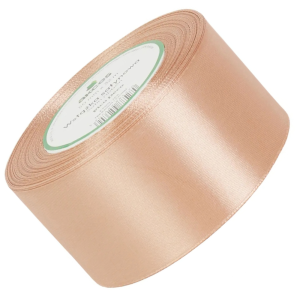 Wstążka satynowa Akces karmelowa 50 mm, 32 m kolor 166 #1