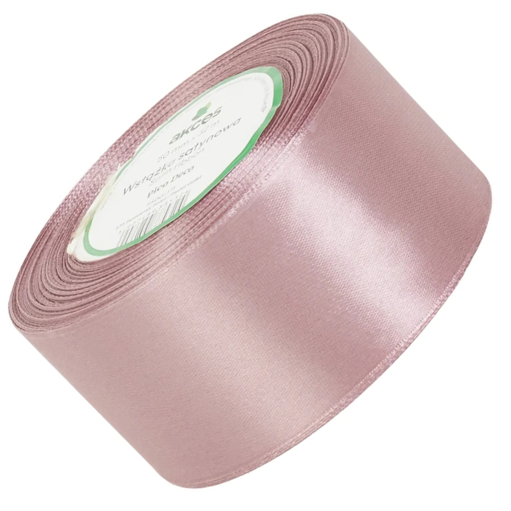 Wstążka satynowa Akces pastelowa fioletowa 50 mm, 32 m kolor 171 #1