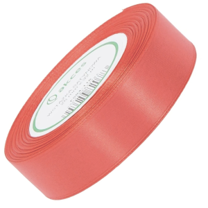 Wstążka satynowa Akces koralowa 25 mm, 32 m kolor 116 #1