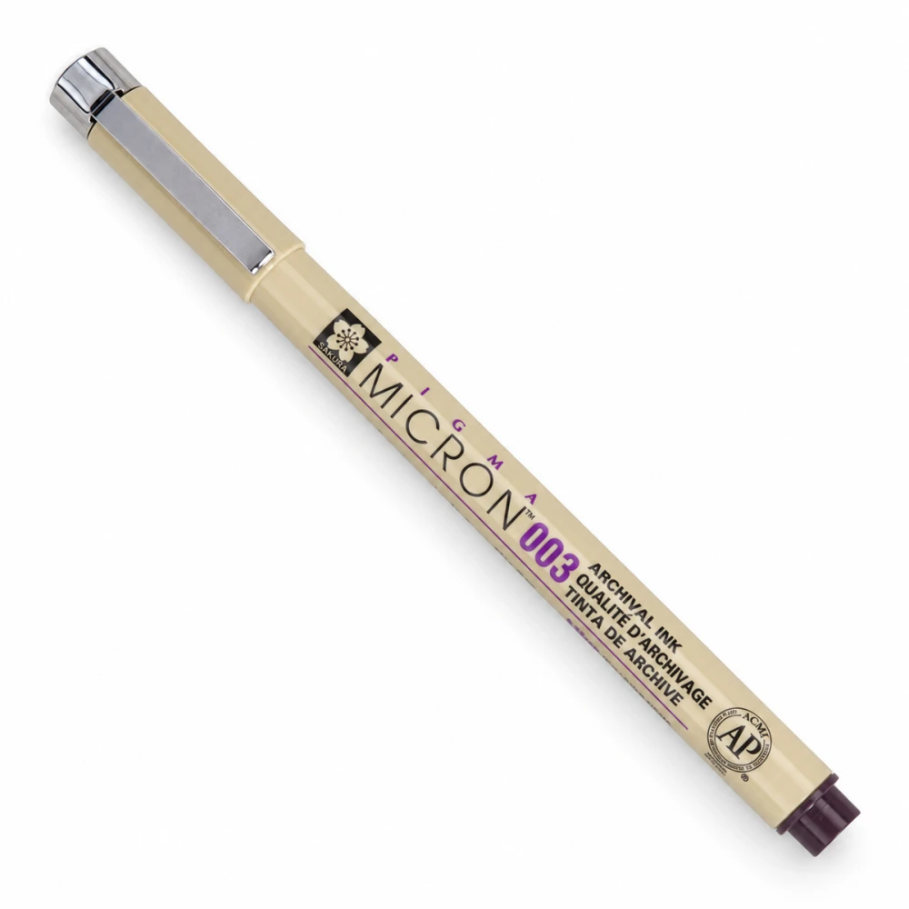 Cienkopis Pigma Micron 003 czarny 0,15 mm - Sakura #1