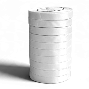 Wstążka satynowa biała 12mm - 32mb - 10szt #1