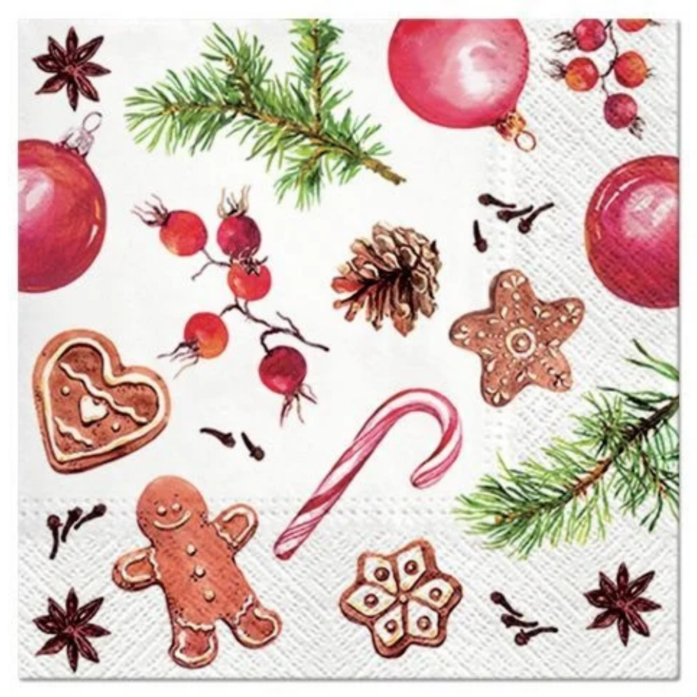 Serwetka do decoupage Paw 33 x 33 cm Homemade sweets #1