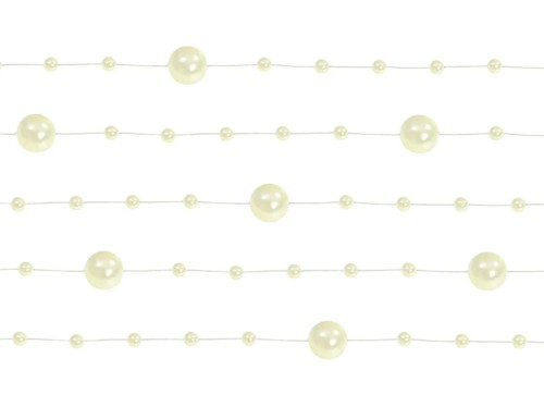 Girlanda perłowa ecru #1