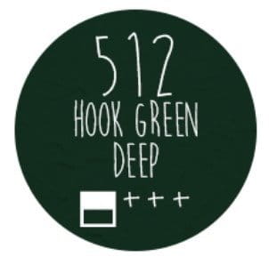 Farba akrylowa LOVEART 100ml - hook green deep 512 - ciemnozielona #2