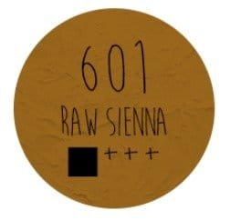 Farba akrylowa LOVEART 100ml - raw sienna 601 - jasnobrązowa #2