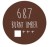 Farba akrylowa LOVEART 100ml - burnt umber 687 - brązowa #2