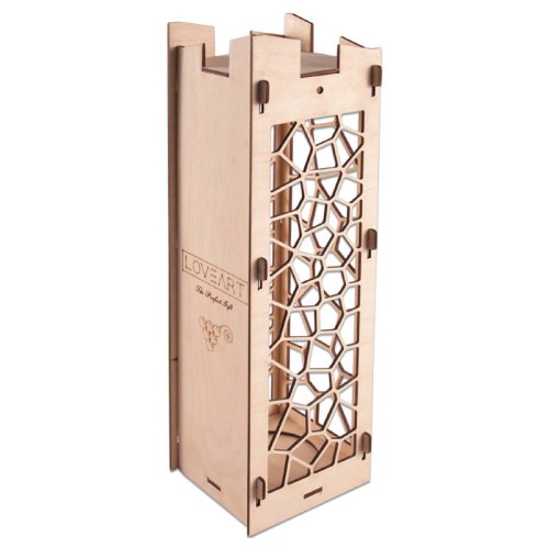 Skrzyneczka drewniana na alkohol pudełko ażurowe Decor #2