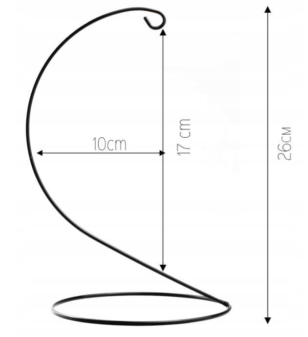Stojak na bombkę jajko 26cm #2