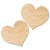 Drewniane serca 5cm serce komplet 2szt. Decor #1