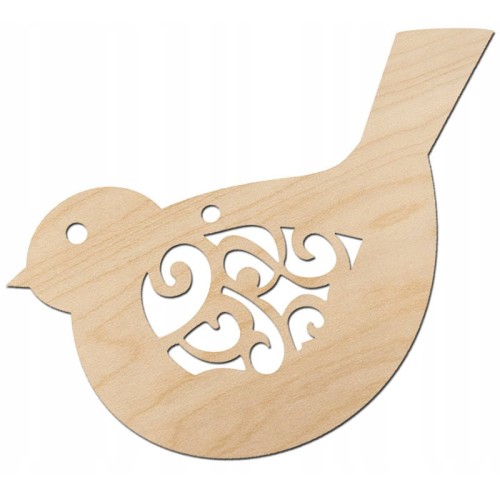 Ptak ażurowy drewniany ozdobny nr 1 Decor #1