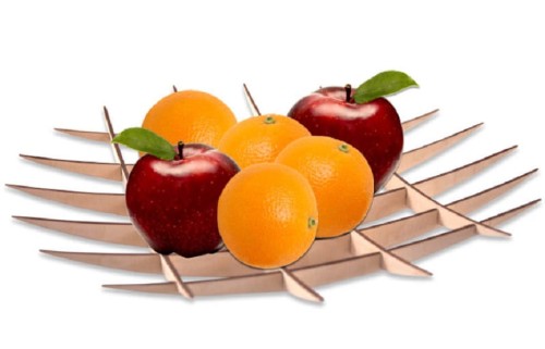 Drewniana misa na owoce miska ze sklejki Decor #2