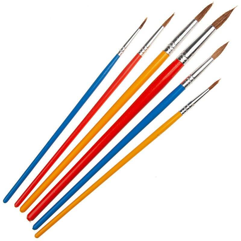 Zestaw malarski w drewnianej kasetce LOVEART Farby akrylowe 24x12 ml i 6 pędzli #4