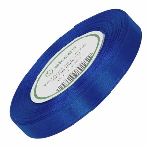 Wstążka satynowa Akces ciemna niebieska 12 mm, 32 m kolor 09 #1