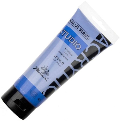 Farba akrylowa Phoenix 200ml - 423 Cobalt Blue - kobaltowa #1