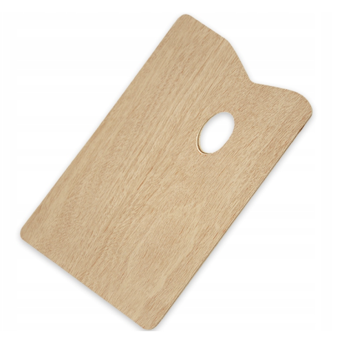 Paleta malarska drewniana prostokątna Decor - 20x30 cm #1