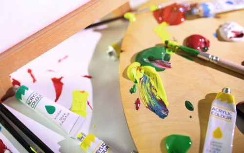 Paleta malarska drewniana prostokątna Decor - 20x30 cm #2