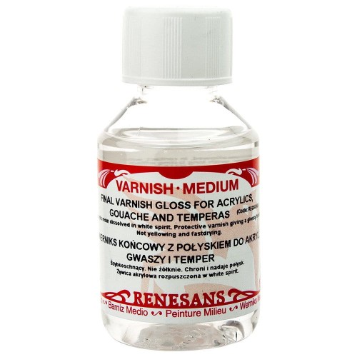 Werniks końcowy do akryli 100ml Renesans #1