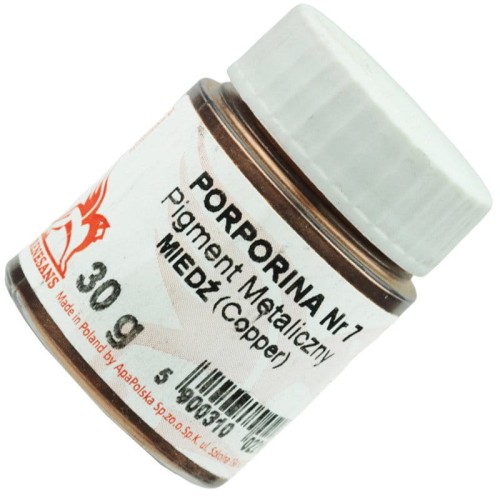Porporina proszek do spękań pigment - miedź 20g Renesans #1