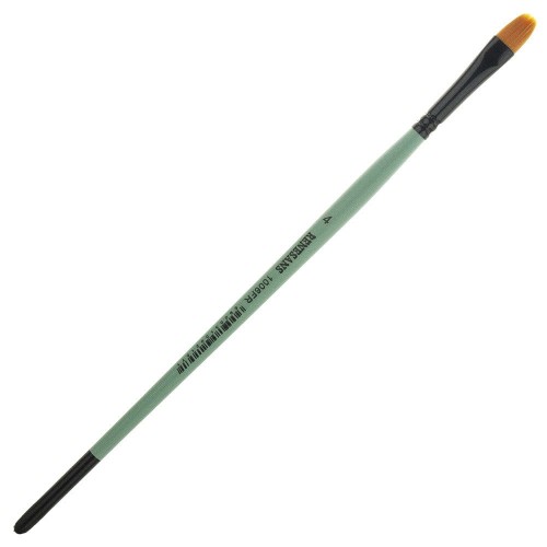 Pędzel nylonowy koci język pędzelek Renesans nr 4 #1