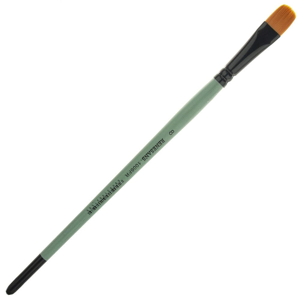 Pędzel nylonowy koci język pędzelek Renesans nr 8 #1