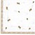 Serwetka 33x33cm - obrączki, róże - 2 szt. wzór 117 #2
