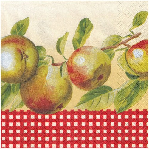 Serwetka 33x33cm - jabłka - 2 szt. wzór 118 nr 083 #1