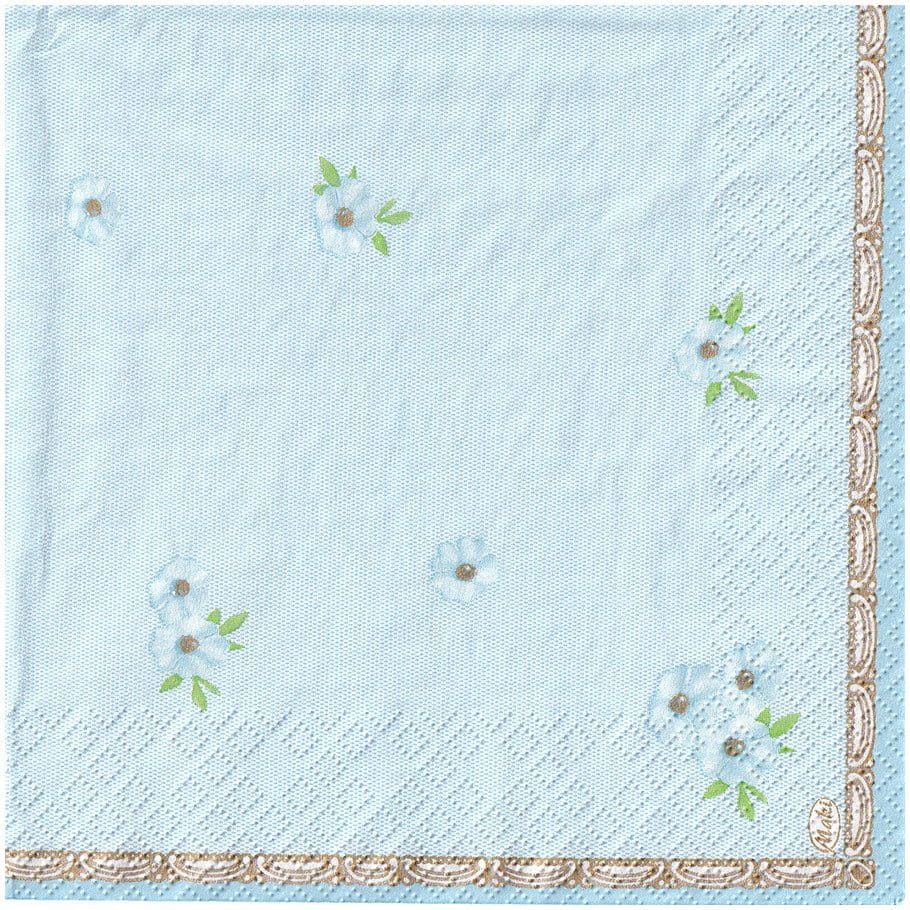 Serwetka 33x33cm - chłopięce buciki, kwiatuszki - 2 szt. wzór 053 #2