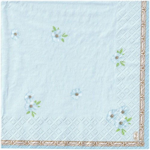 Serwetka 33x33cm - chłopięce buciki, kwiatuszki - 2 szt. wzór 053 #2