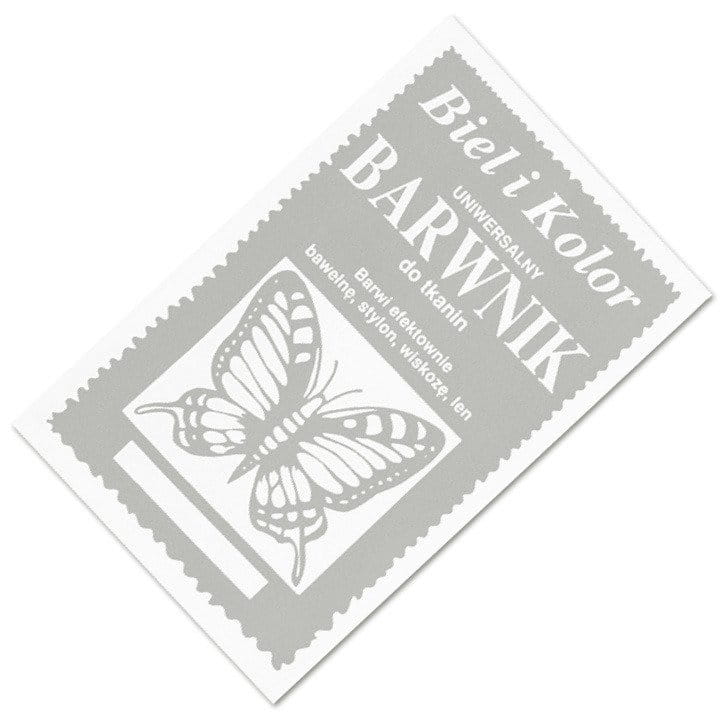 Barwnik do tkanin 10g Biel i Kolor 03 szary #1