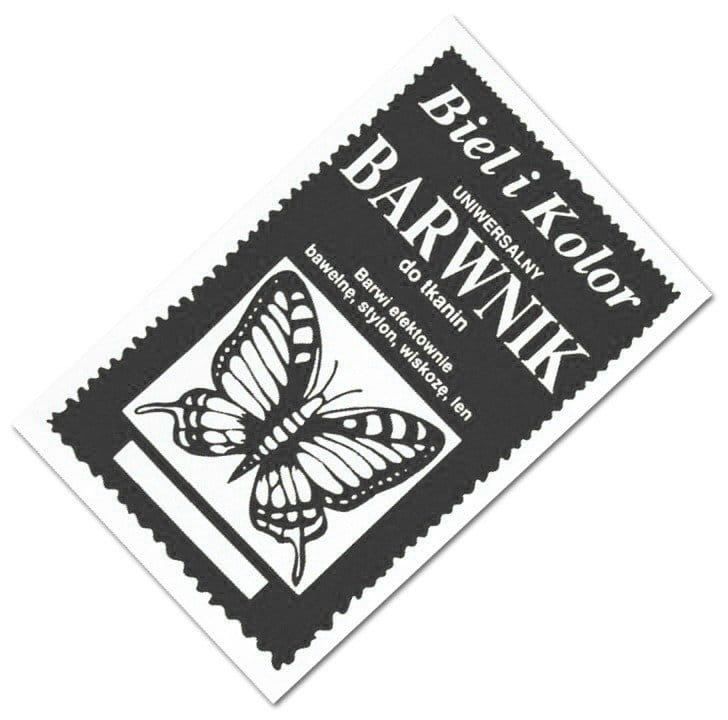 Barwnik do tkanin 10g Biel i Kolor 30 grafitowy #1