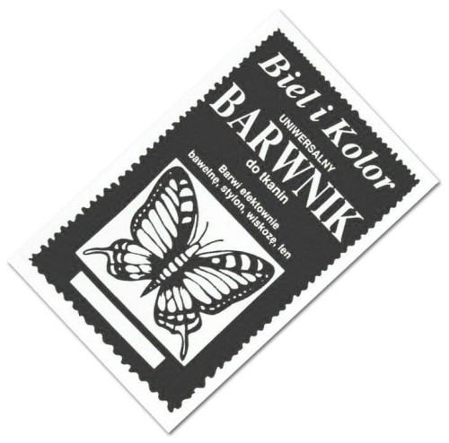 Barwnik do tkanin 10g Biel i Kolor 30 grafitowy #1