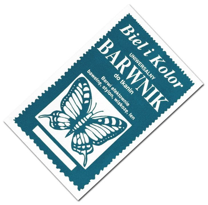 Barwnik do tkanin 10g Biel i Kolor 31 szafirowy  #1