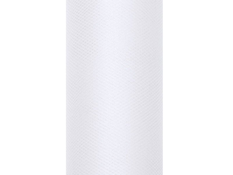 Tiul dekoracyjny na rolce - 50cm / 9m 008 white #2