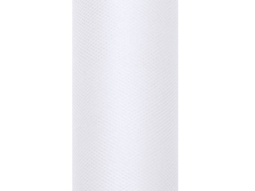 Tiul dekoracyjny na rolce 30cm 9m - 008 white #2