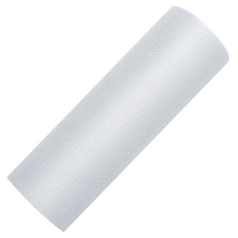 Tiul dekoracyjny na rolce - 15cm / 9m 091J jasny szary #1