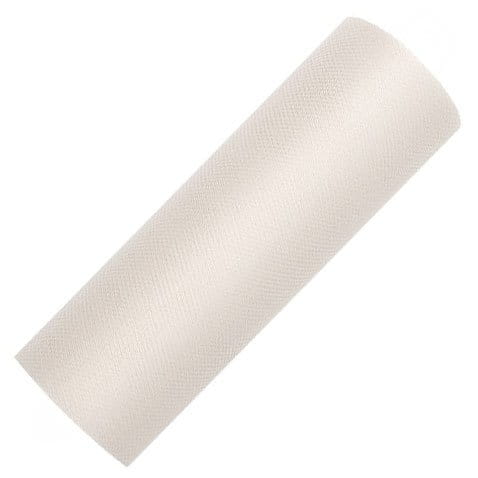 Tiul dekoracyjny na rolce - 15cm / 9m 079 kremowy #1