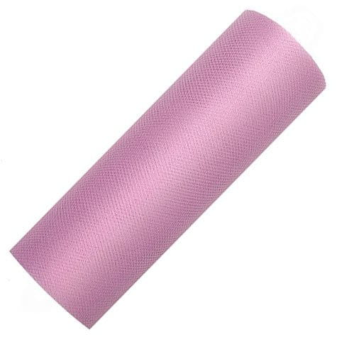 Tiul dekoracyjny na rolce - 15cm / 9m 081P pudrowy róż #1