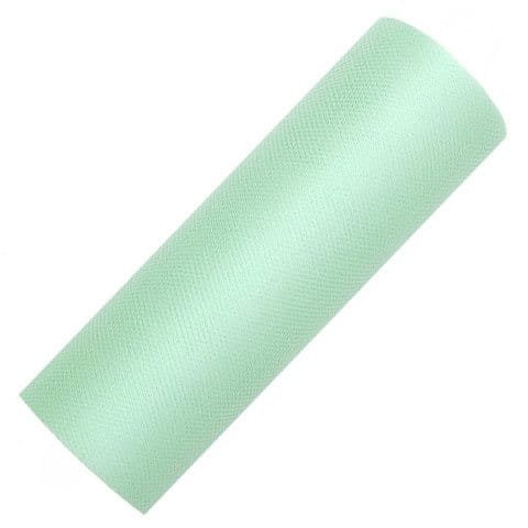 Tiul dekoracyjny na rolce - 15cm / 9m 103 miętowy #1