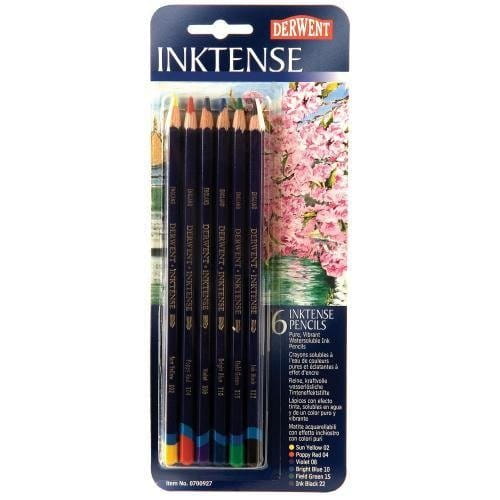 Wodorozpuszczalne kredki Derwent Inktense, 6 kolorów #1