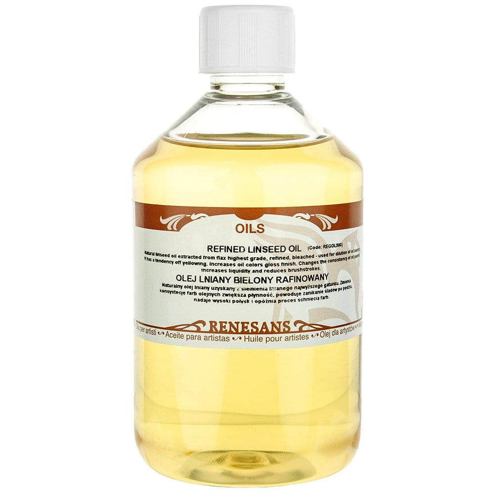 Olej lniany Renesans 500ml bielony rafinowany #1