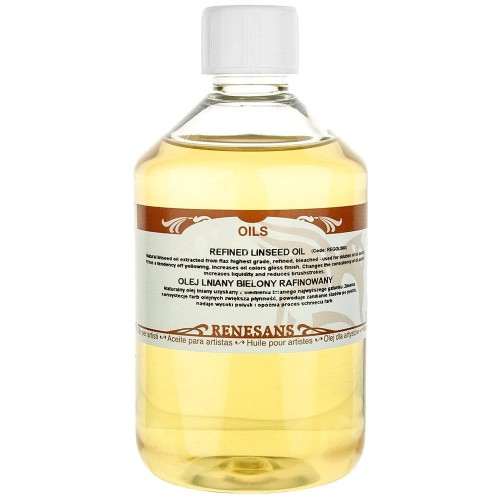 Olej lniany Renesans 500ml bielony rafinowany #1