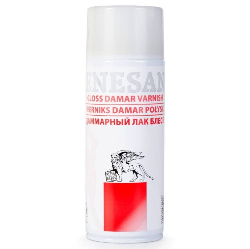 Werniks damarowy połysk spray 400ml Renesans #1