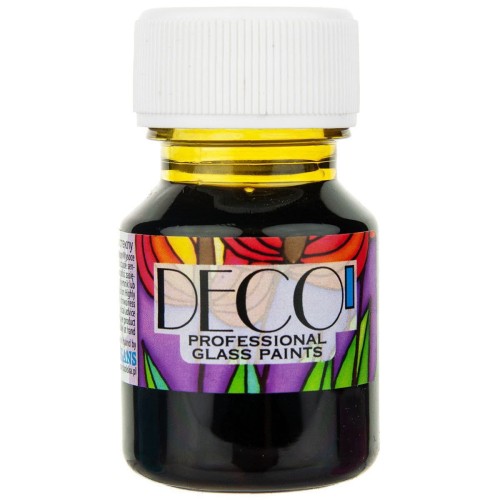 Farba do szkła witrażowa Deco 30ml - 111 żółty ciemny #1