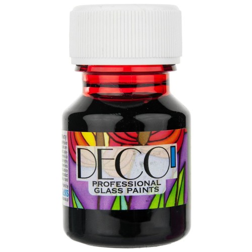 Farba do szkła witrażowa Deco 30ml - 132 karmin #1