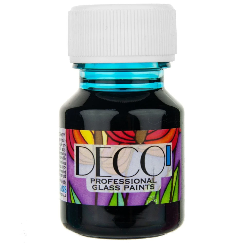Farba do szkła witrażowa Deco 30ml - 121 błękit #1
