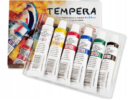 Farby tempery 6szt. KOH-I-NOOR farba tempera #1