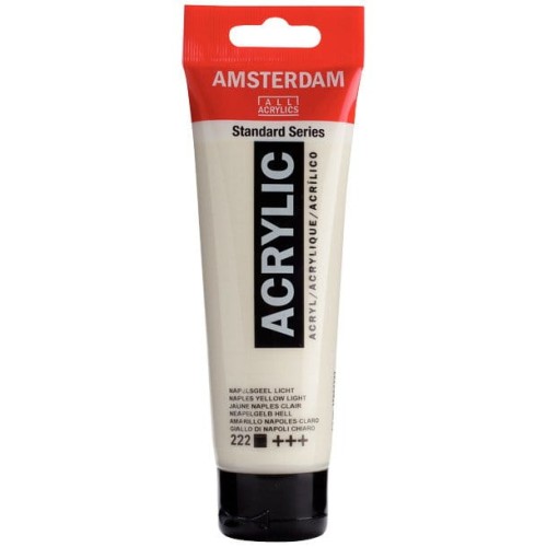 Farba akrylowa Talens Amsterdam 120ml - 222 naples yellow light #1