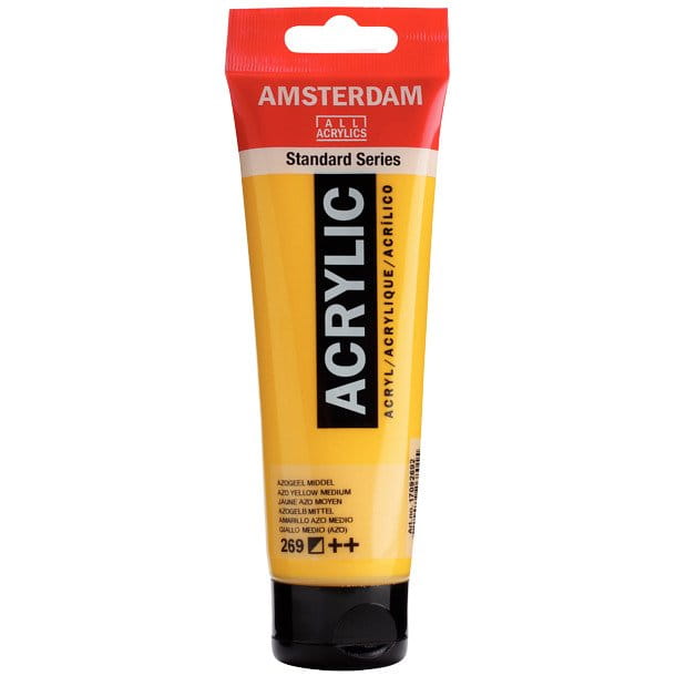 Farba akrylowa Talens Amsterdam 120ml - 269 azo yellow medium #1